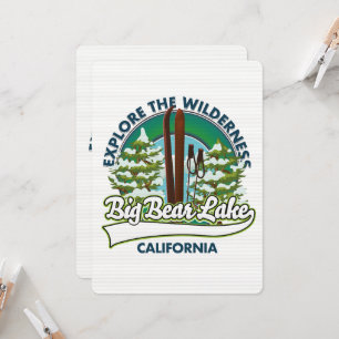 Big Bear Lake California ski logo
