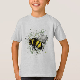 Big Beautiful Bumble BEE, Digital Drawing T-Shirt