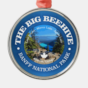 Big Beehive Hike (rd) Metal Tree Decoration