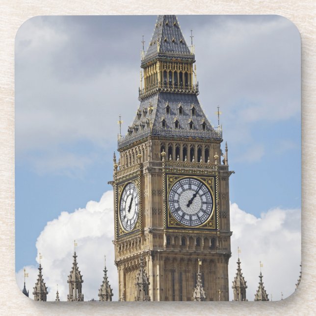 Big Ben and Houses of Parliament, London, Coaster (Front)