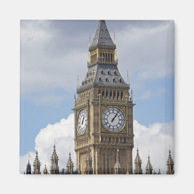Big Ben and Houses of Parliament, London, Magnet (Front)