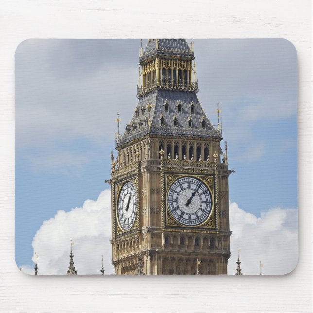 Big Ben and Houses of Parliament, London, Mouse Mat (Front)