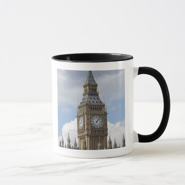 Big Ben and Houses of Parliament, London, Mug (Right)