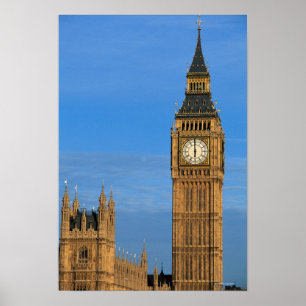 Big Ben and Parliament Building Poster
