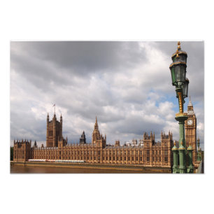 Big Ben and Parliament in London photo print