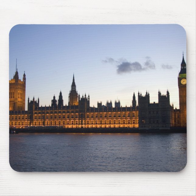 Big Ben and the Houses of Parliament in the city Mouse Mat (Front)