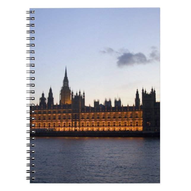 Big Ben and the Houses of Parliament in the city Notebook (Front)