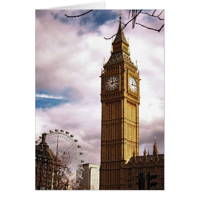 Big Ben and the London Eye (Front)