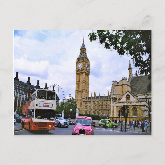 Big Ben and the Palace of Westminster Postcard (Front)