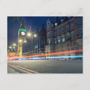 Big Ben at Night London, England Postcard
