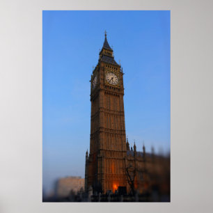 Big Ben at Sunset - London Poster