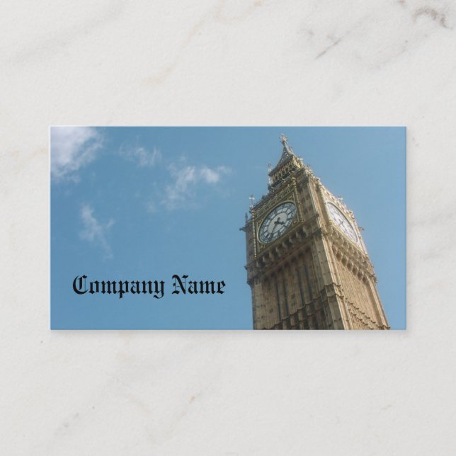 Big Ben Business Card (Front)