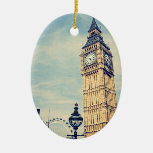 Big Ben Ceramic Tree Decoration