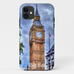 Big Ben Clock, Elizabeth Tower, London England iPhone 11 Case