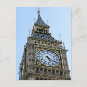 Big Ben Clock in London, England United Kingdom Postcard