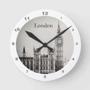 Big Ben Clock & London, Westminster /vintage UK