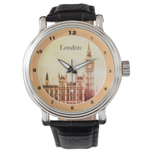 Big Ben Clock & London, Westminster / vintage UK Watch