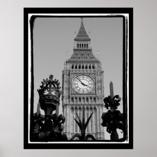 "Big Ben" Clock Tower at Westminster Palace Poster