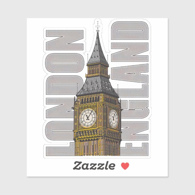 Big Ben Clock Tower London England United Kingdom (Sheet)