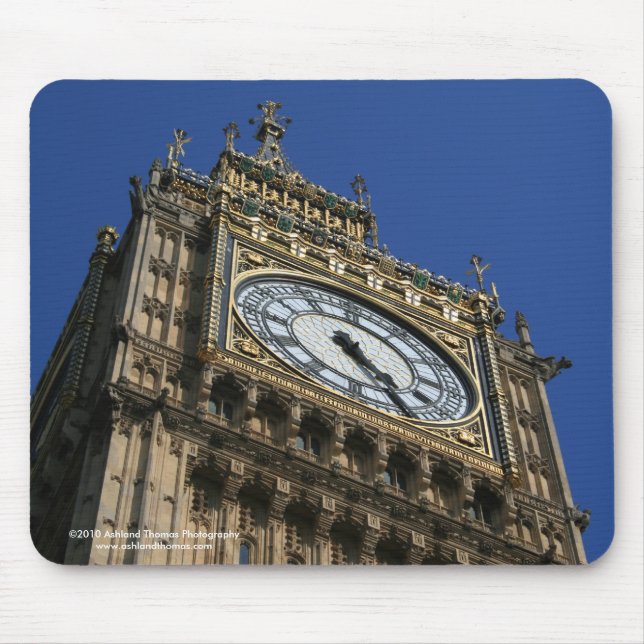Big Ben Clock Tower Mousepad (Front)