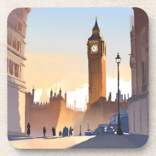 Big Ben Clocktower London England UK Coaster