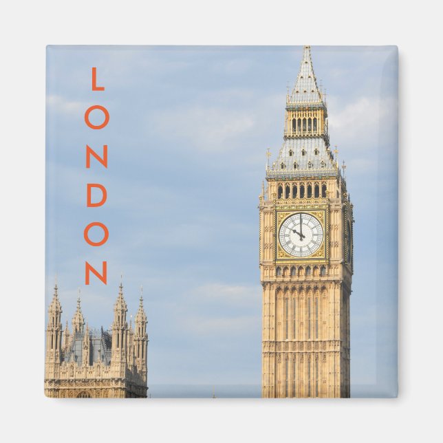 Big Ben in London Magnet (Front)