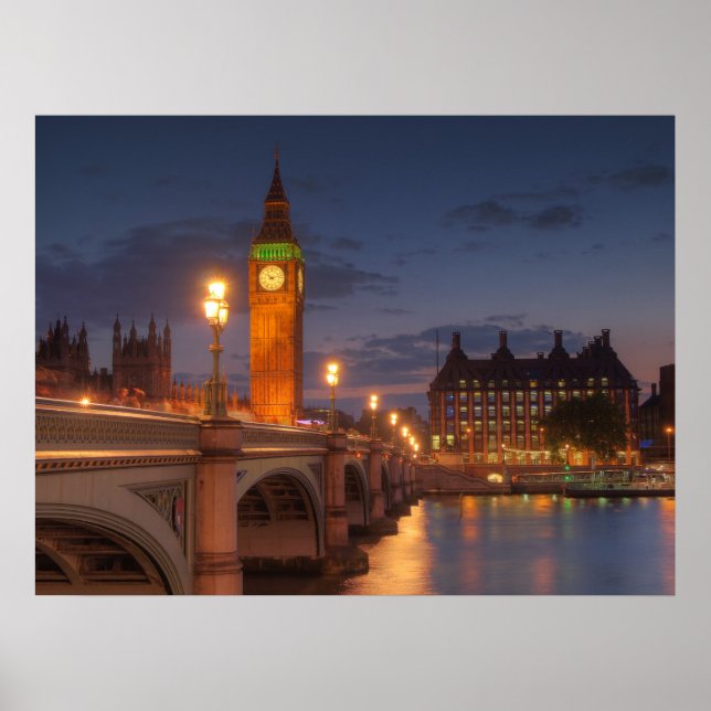 Big Ben in London Poster (Front)