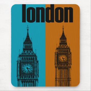 Big Ben in London, Ver. 2 Mouse Mat