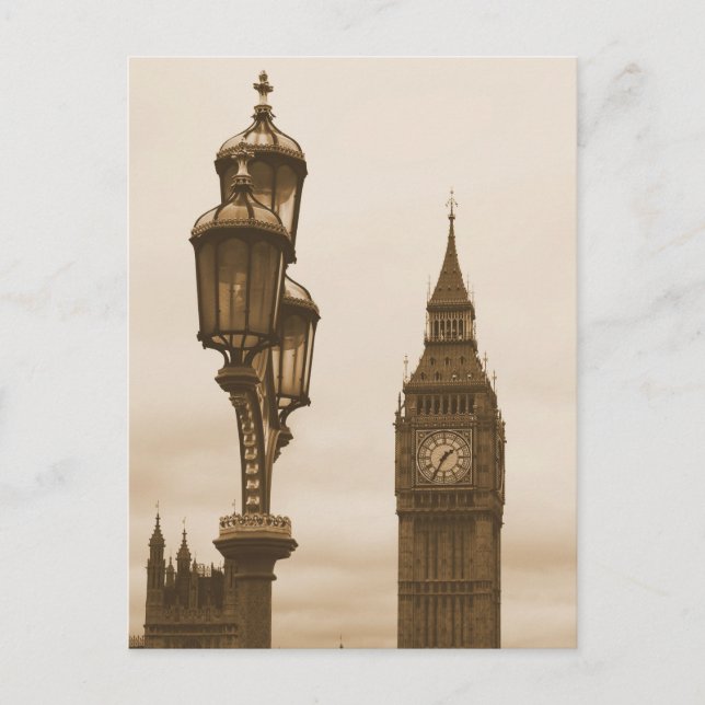 Big Ben in the Background - Postcard (Front)
