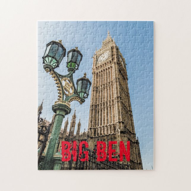 Big Ben in Westminster London gift Jigsaw Puzzle (Vertical)