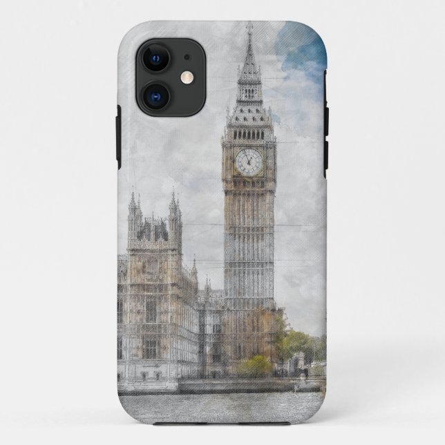 Big Ben iPhone Case – London UK Travel Photography (Back)