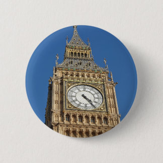 Big Ben London 6 Cm Round Badge