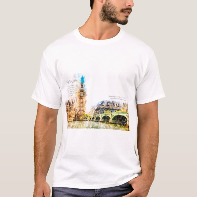 Big Ben London Aquarell T-Shirt (Front)