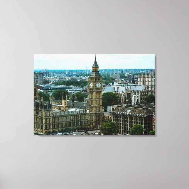 Big Ben, London Canvas Print (Front)