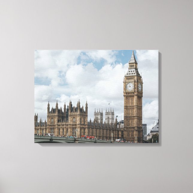 Big Ben, London Canvas Print (Front)