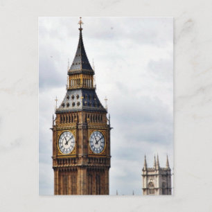 Big Ben London Clock Towers And Westminster Abbey Postcard