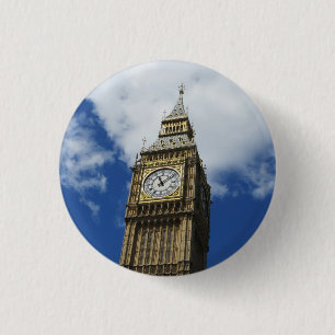 Big Ben, London, England 3 Cm Round Badge