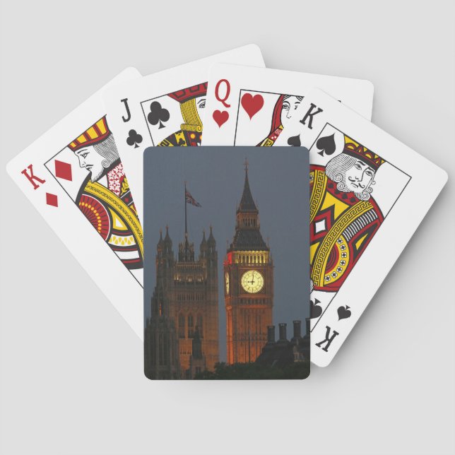 Big Ben-London-England Playing Cards (Back)