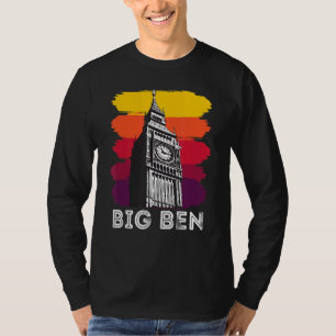 Big Ben London Landmark Sightseeing In England T-Shirt