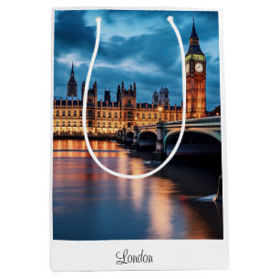 Big Ben, London. Medium Gift Bag