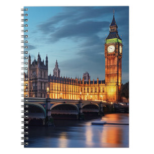 Big Ben, London. Notebook