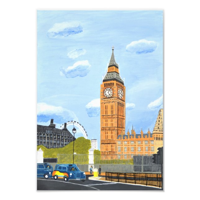 Big Ben London Photo Print (Front)