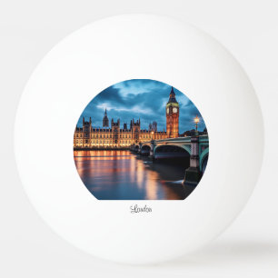 Big Ben, London. Ping Pong Ball