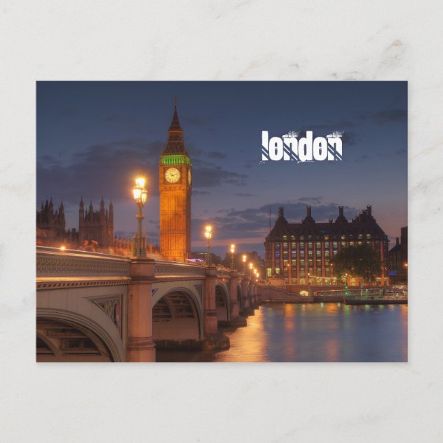 Big Ben (London) Postcard (Front)