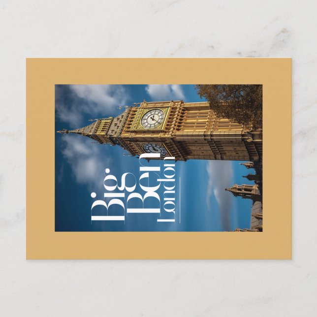 Big Ben London Postcard (Front)