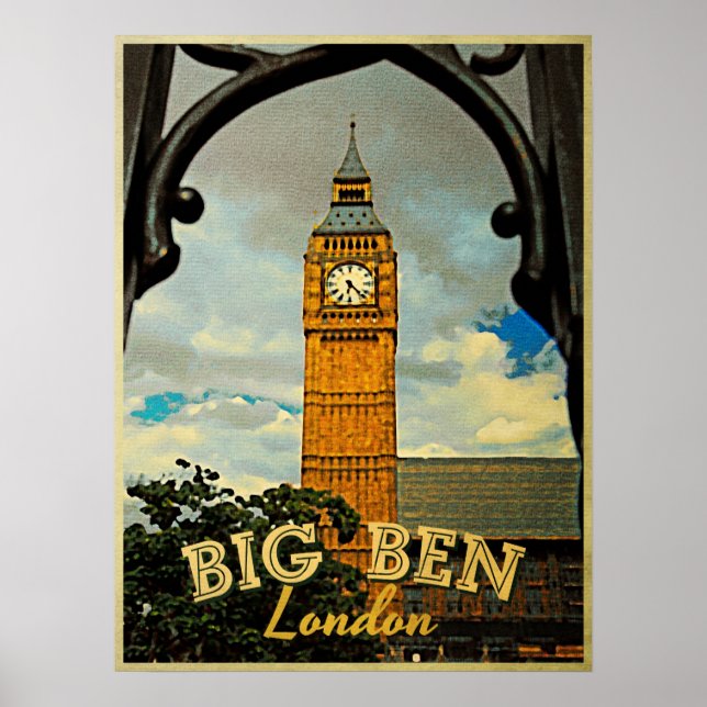 Big Ben London Poster (Front)