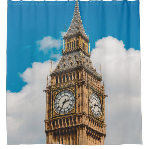 BIG BEN LONDON SHOWER CURTAIN