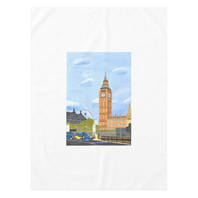 Big Ben London tablecloth  (Front)