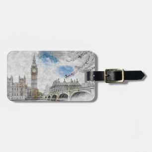 Big Ben London – UK Travel Souvenir Identifier Luggage Tag