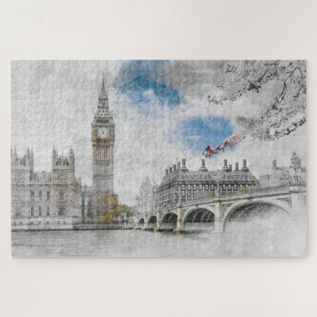 Big Ben, London, United Kingdom Jigsaw Puzzle (Horizontal)
